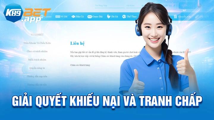 Hỗ trợ khách hàng tại K89Bet